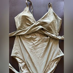 Aerie Criss Cross Front One Piece